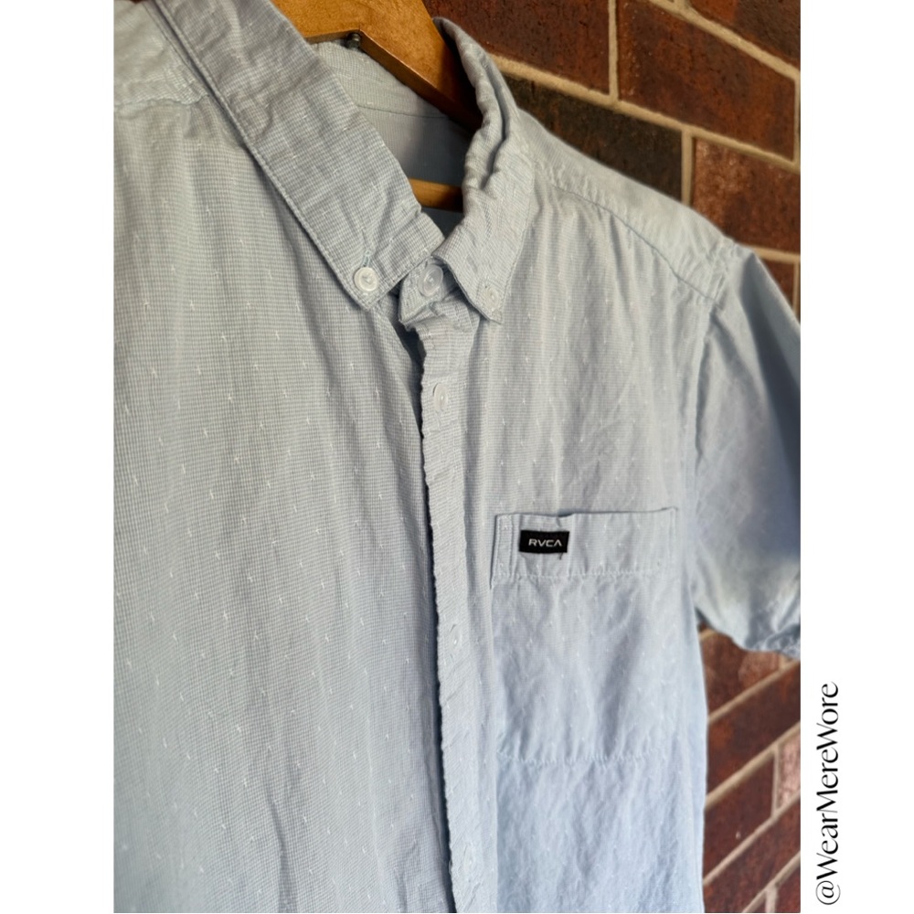 RVCA Large Men’s Short Sleeve Button Down
